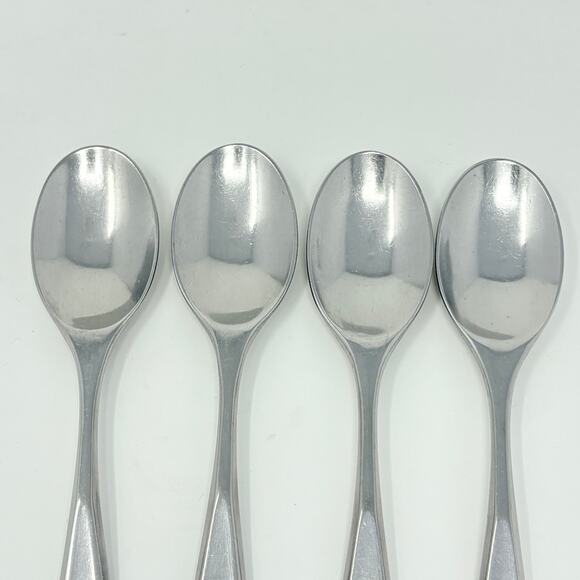 Set of 4 Teaspoons Stanley Roberts CANEEL BAY Crown Stainless Flatware Japan - Picture 2 of 6